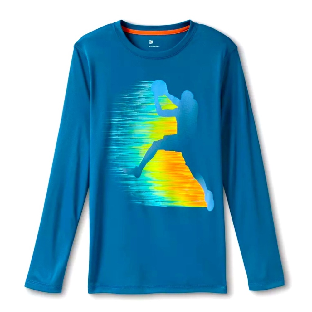 All in motion Basketball Graphic long sleeve top like new